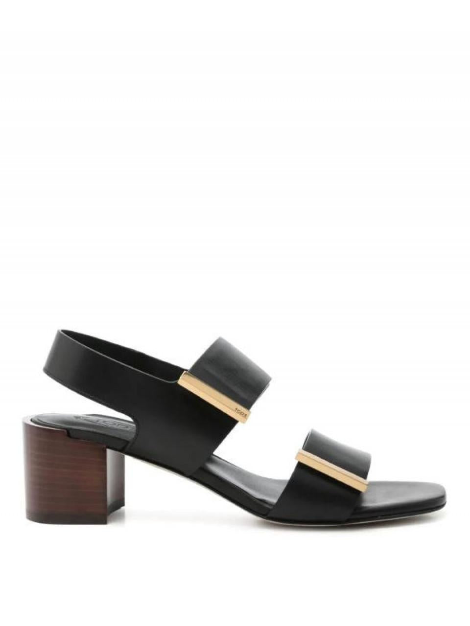 Tods Open Toe Heel Sandals XXW03L0JG10N6MB 999