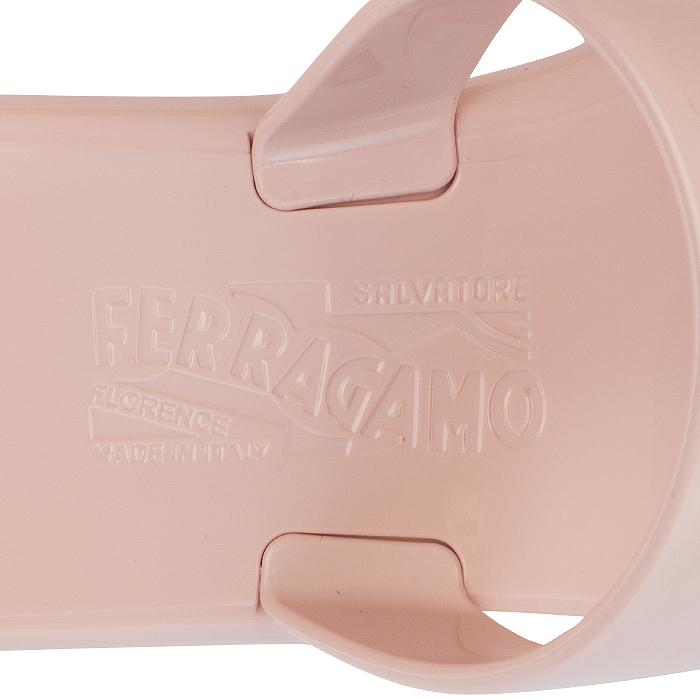 Ferragamo Women’s Lailia Vara Jelly Sandals Pink Slippers
