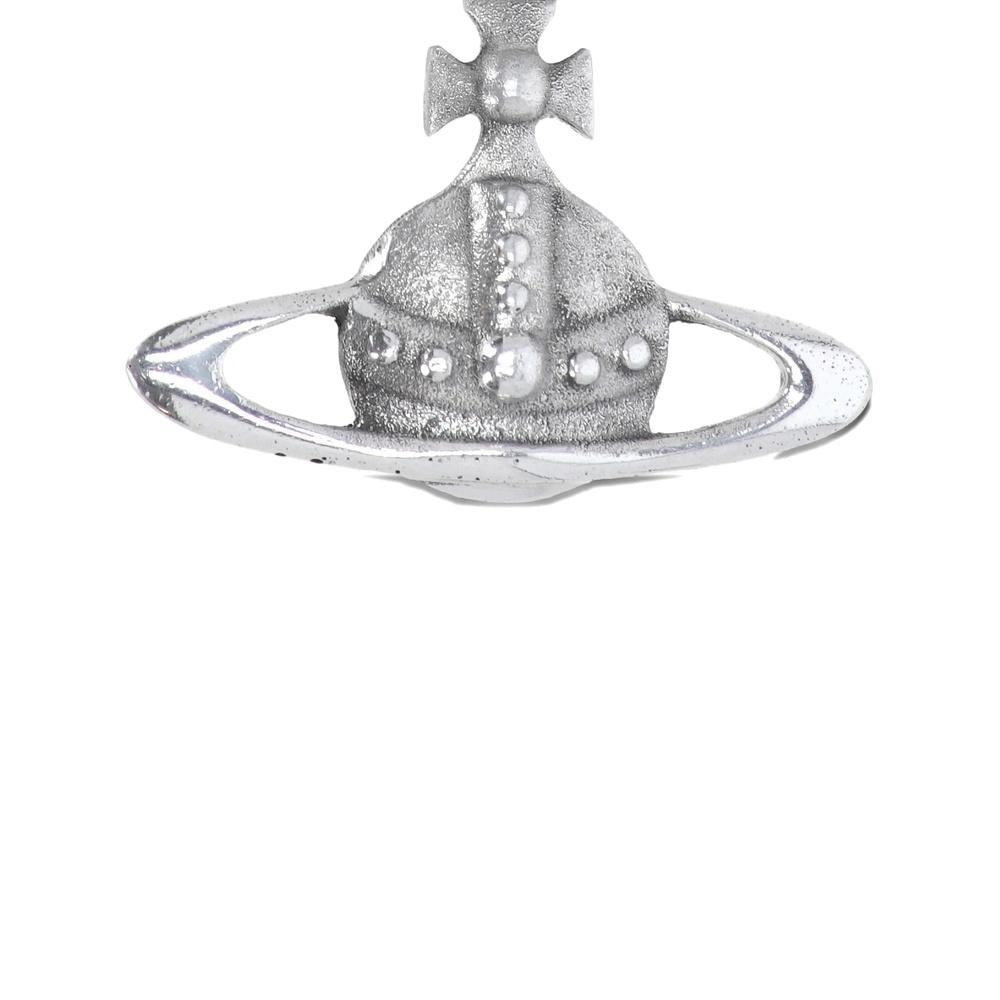 Vivienne Westwood ORB Keyring Silver-Tone Metal Keychain