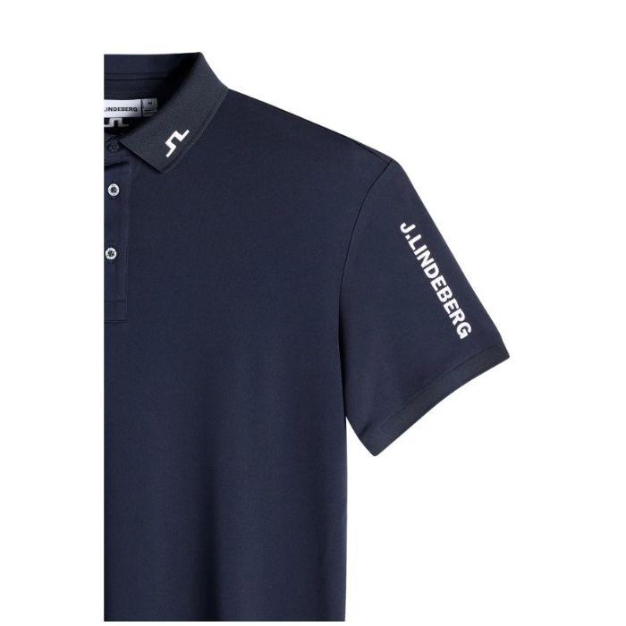 J LINDEBERG Men’s Tour Tech Polo Short Sleeve Golf T-Shirt