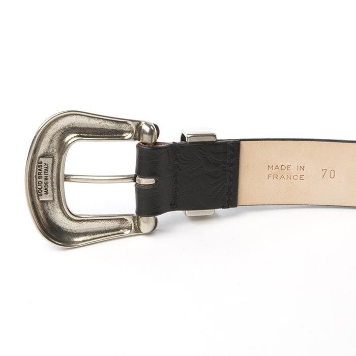 Balmain Women’s Buffalo Western Belt Black
