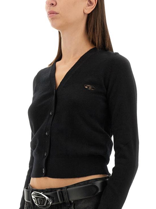 DIESEL M Arte Wool Cashmere Cardigan Black A130150GEAY9XX