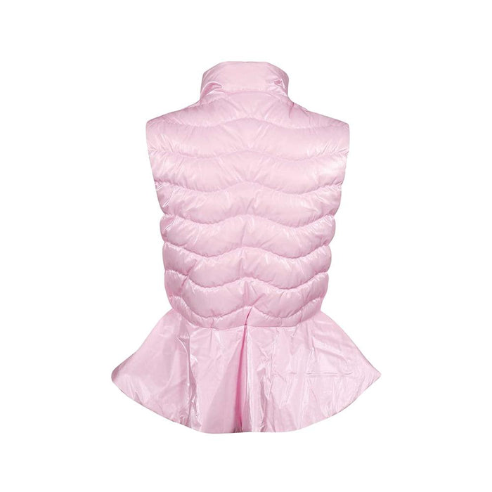 Duvetica Light Pink SAMONA Waist Drawstring Puffer Vest