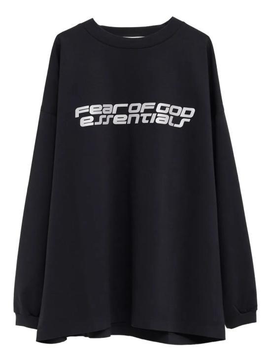 Fear of God Vintage Black Long Sleeve Sweatshirt 125HO254541 FVINTAGE
