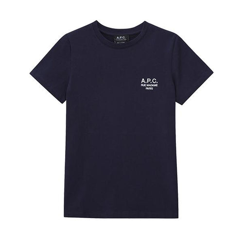 A.P.C. Women’s Short Sleeve T-Shirt F26842 IAK DARK NAVY