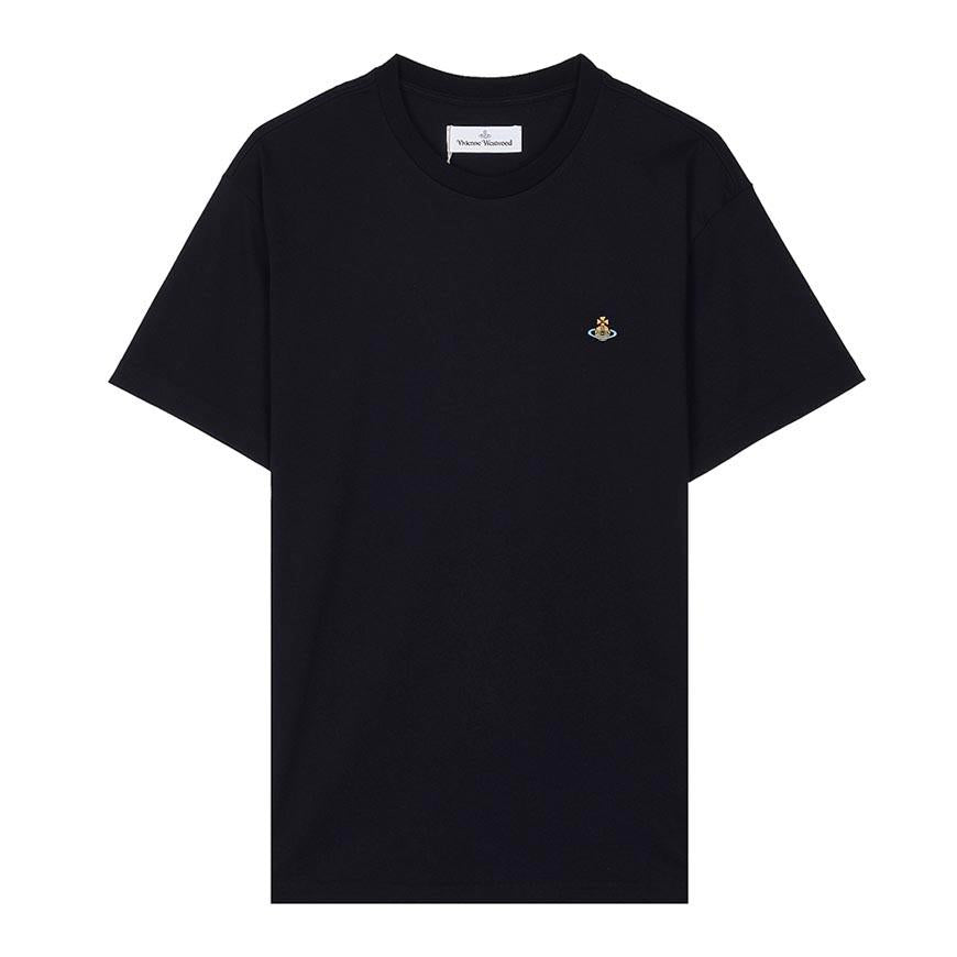 Vivienne Westwood Unisex ORB Classic T-Shirt Black Cotton