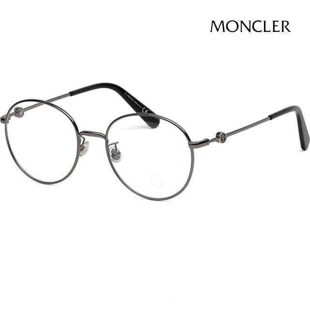 Moncler Round Metal Eyeglass Frame ML5138D 008 Retro Fashion
