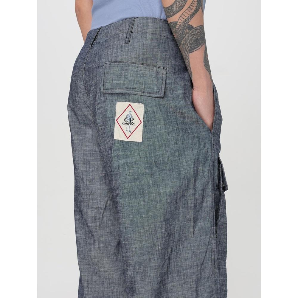 CP Company Men's Chambray Cargo Pants