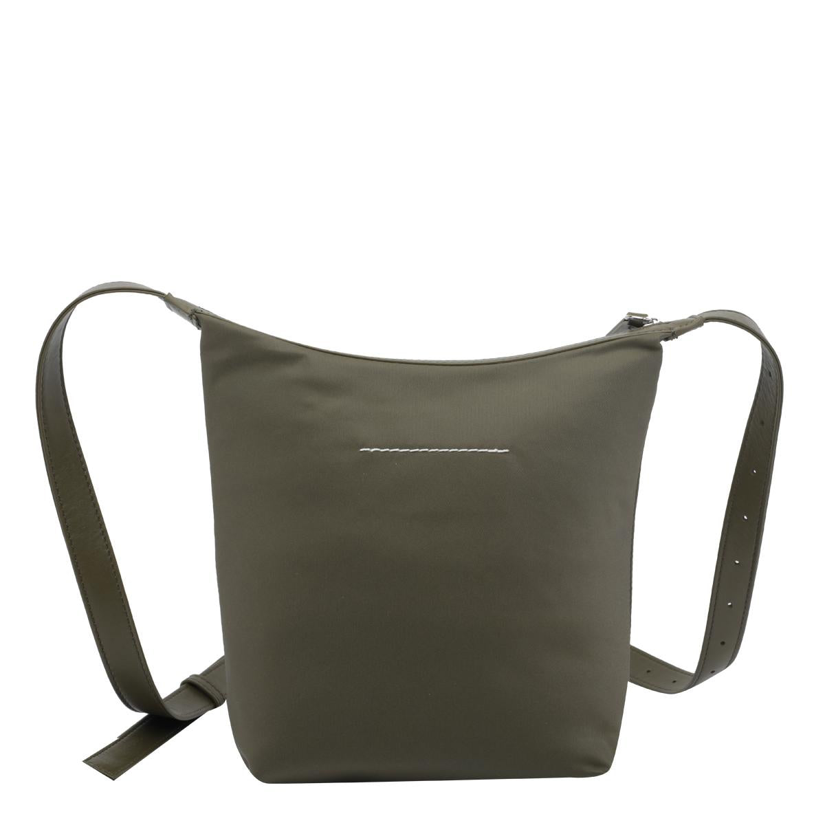 Maison Margiela Leather Shoulder Crossbody Bag Tan
