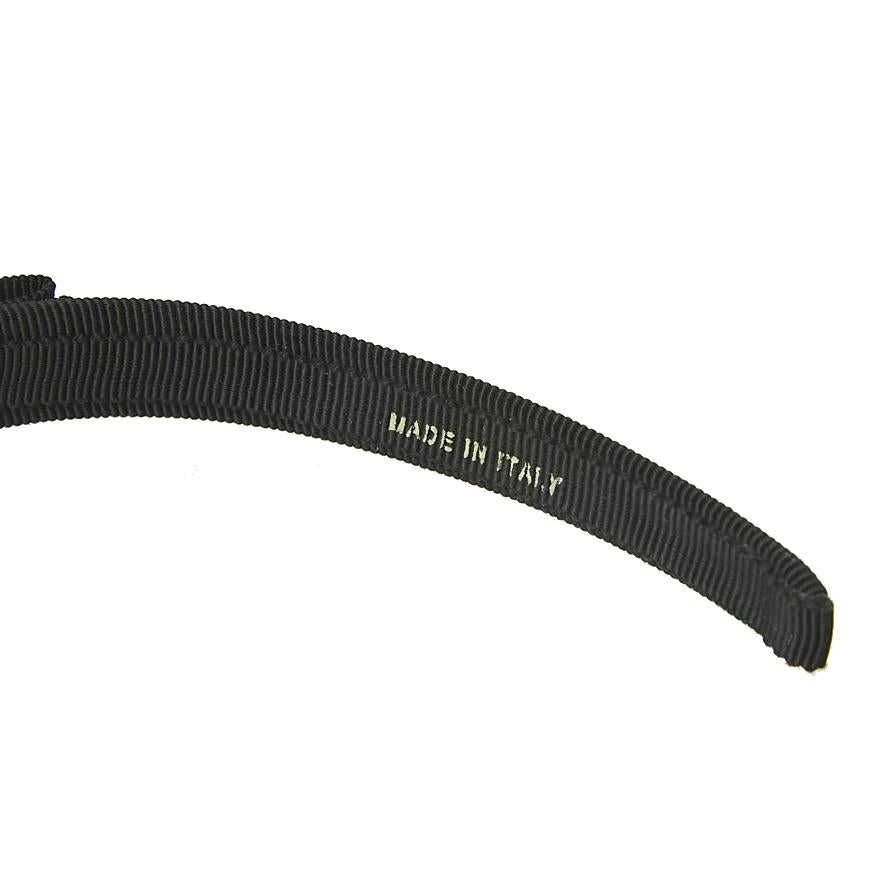 Ferragamo Vara Bow Hairband Black Gold Women’s Hair Accessory