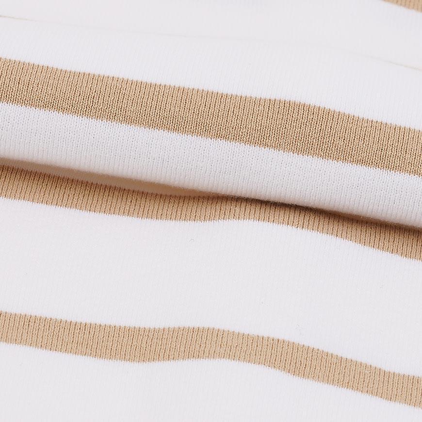 Saint James Women’s PERPIGNAN Cardigan White Navy Stripe Knit