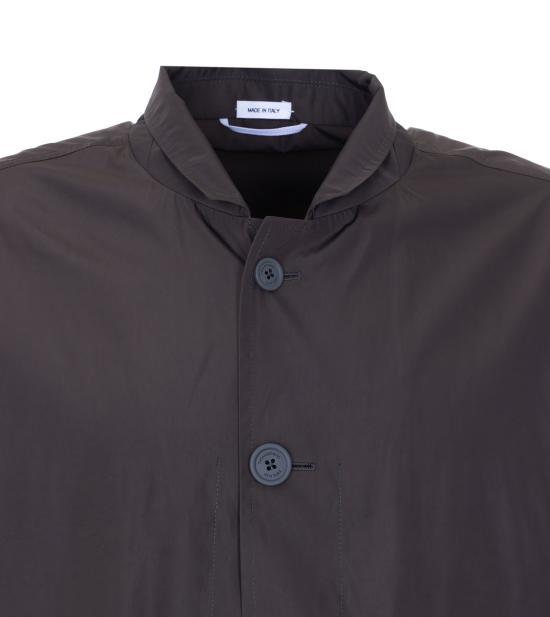 THOM BROWNE Navy Wool Blend Jacket for Men MJU581P F0967 025