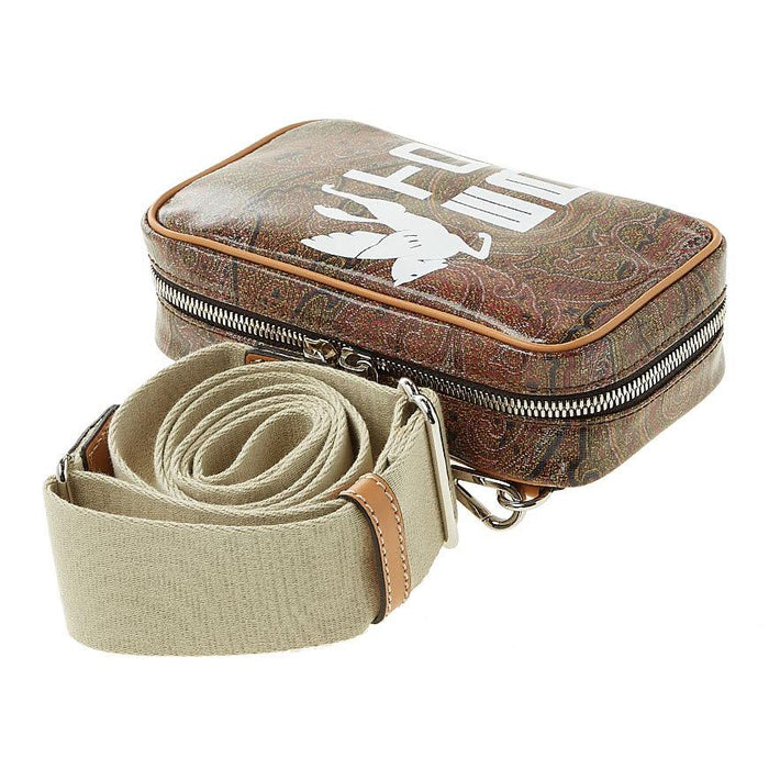 Etro Paisley Leather Shoulder Bag for Women