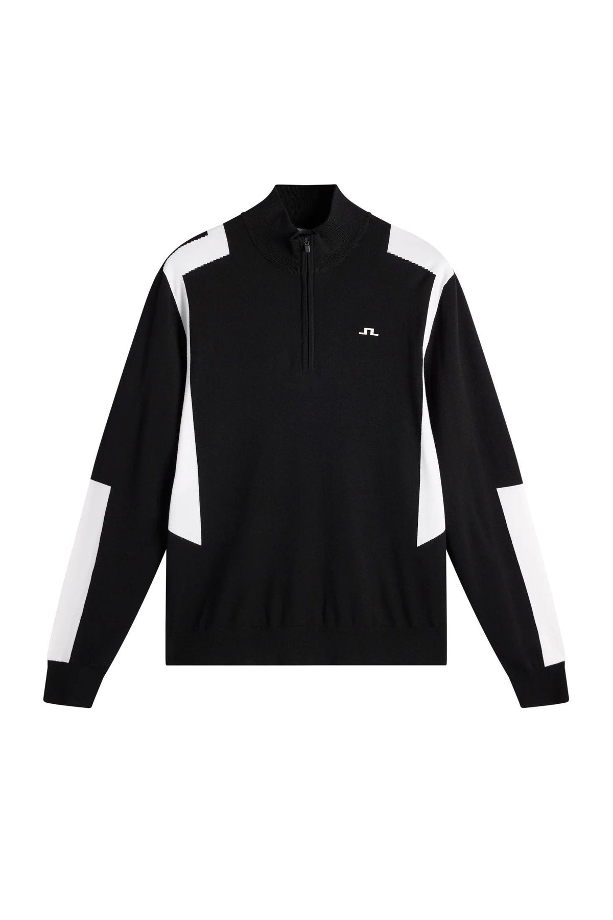 J LINDEBERG Men’s Golf Knit Half-Zip Sweater Black