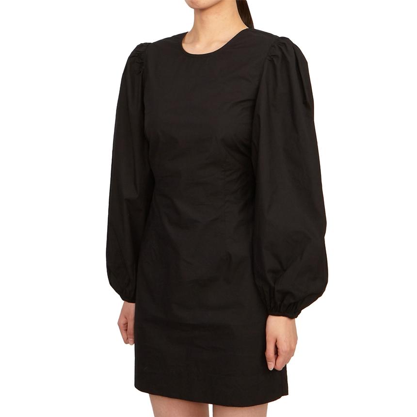 GANNI Black Mini Dress Women’s Mini Dress