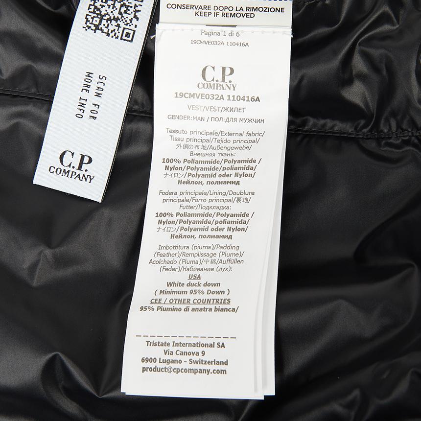 CP Company Men’s Puffer Vest 19CMVE032A 110416A 999