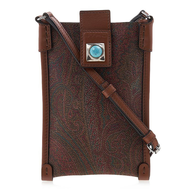 Etro Paisley Phone Pouch Crossbody Bag