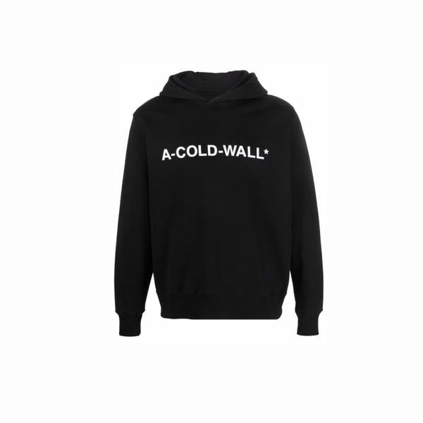 A-COLD-WALL Black Essential Logo Hoodie for Men AC221MHD130I