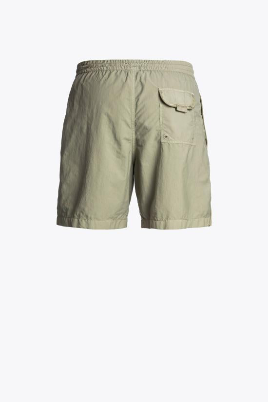 Parajumpers Ashen Sage Cotton Drawstring Short Pants Men PMPAKW 01274
