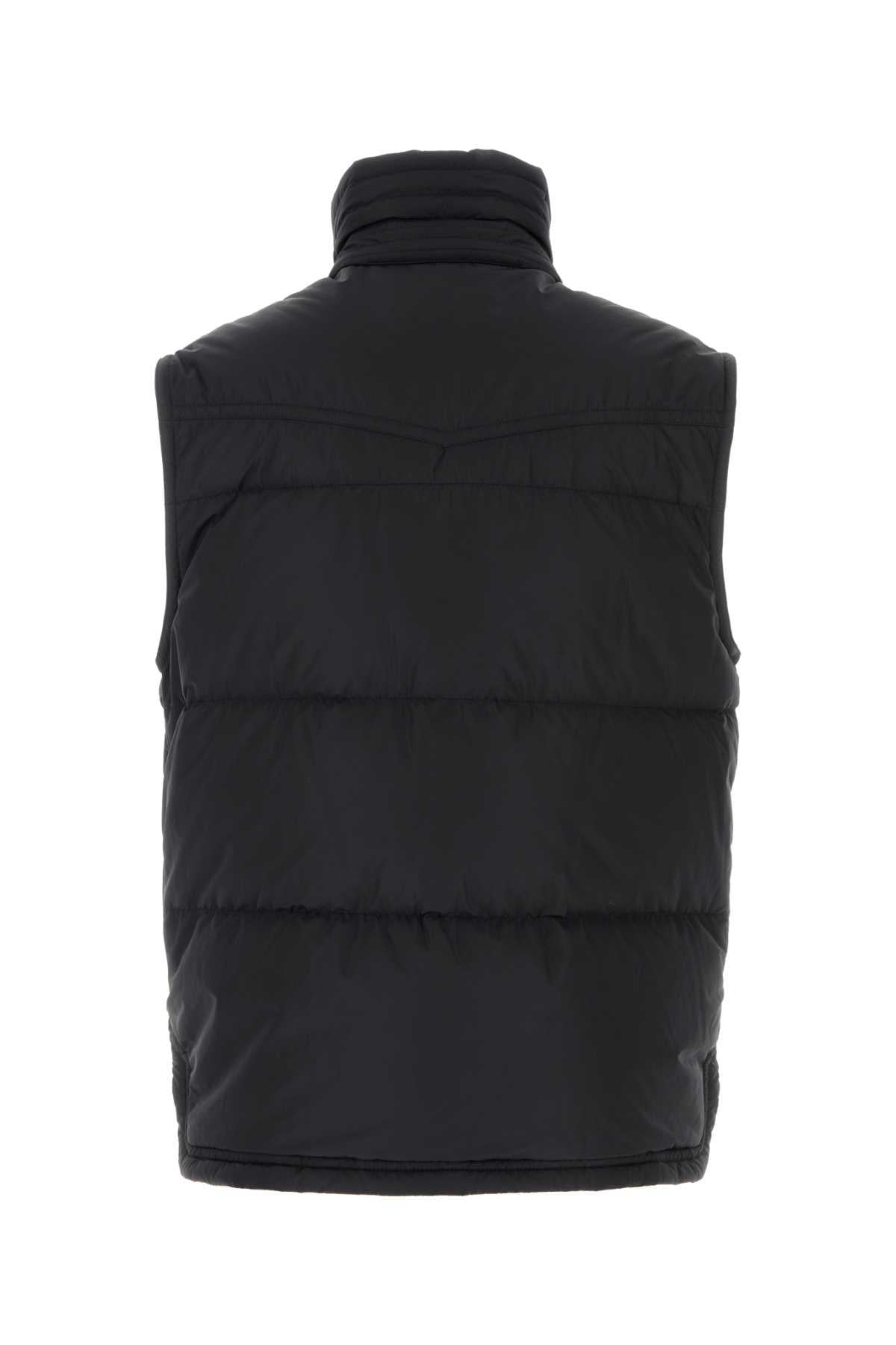 Moncler Black Down Vest for Men