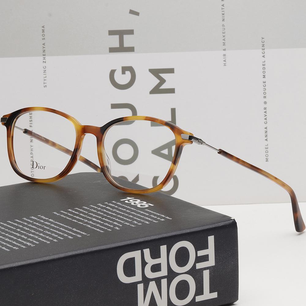 DIOR Slim Square Lightweight Acetate Eyeglass Frames Unisex DIORESSENCE7 SX7