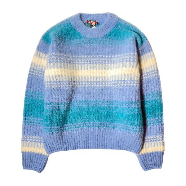 KENZO Speed Stripe Alpaca Wool Crewneck Sweater