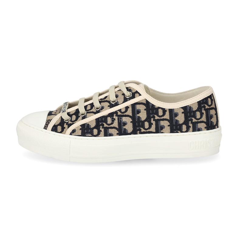 DIOR Walk'n'Dior Women's Canvas Low-Top Sneakers KCK211OBE