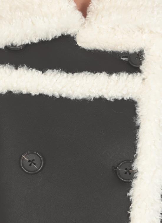 STAND STUDIO Shearling Faux Fur Jacket for Women 61090901089100 DOM