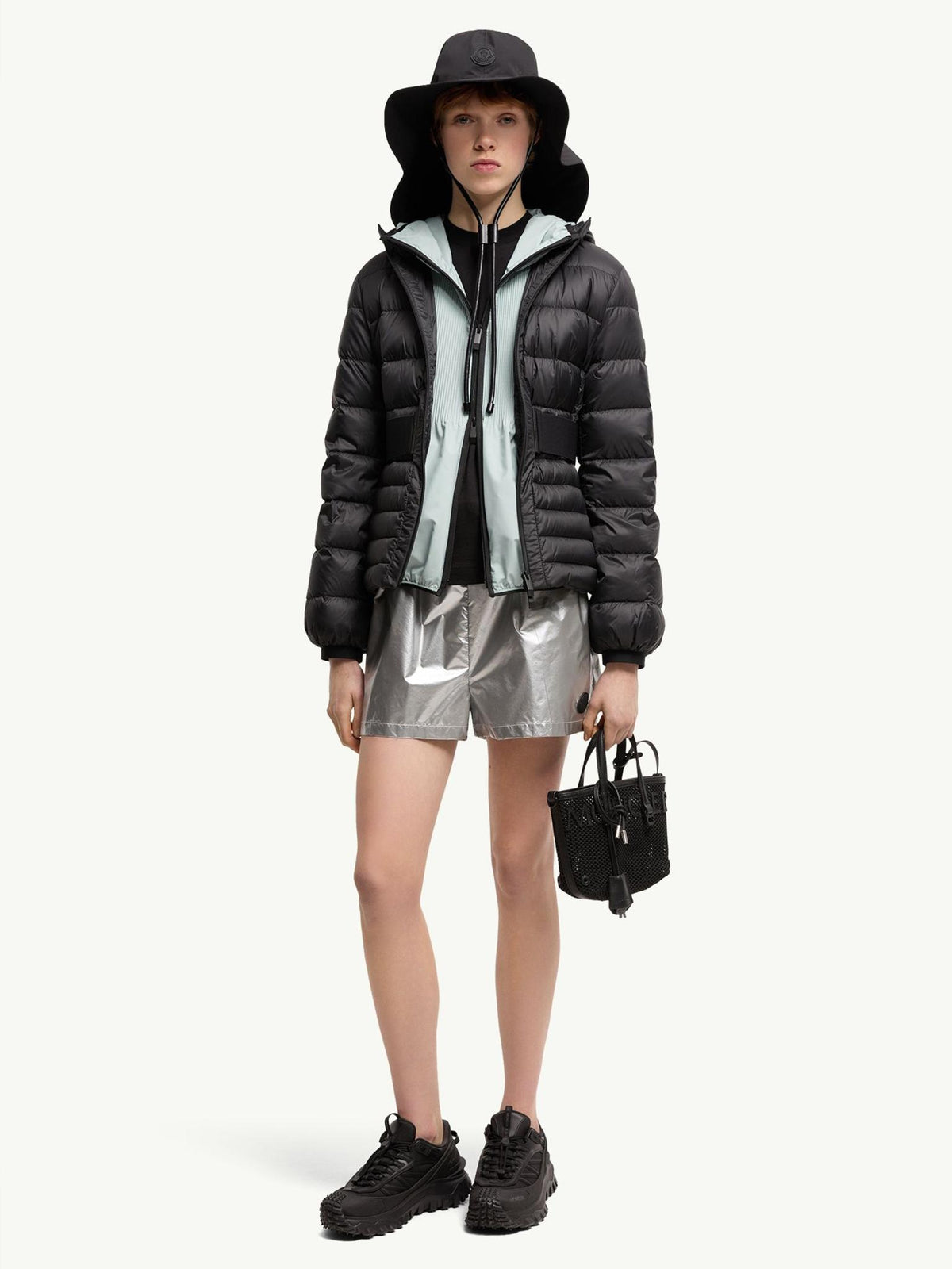 Moncler Black Nylon Tote Bag