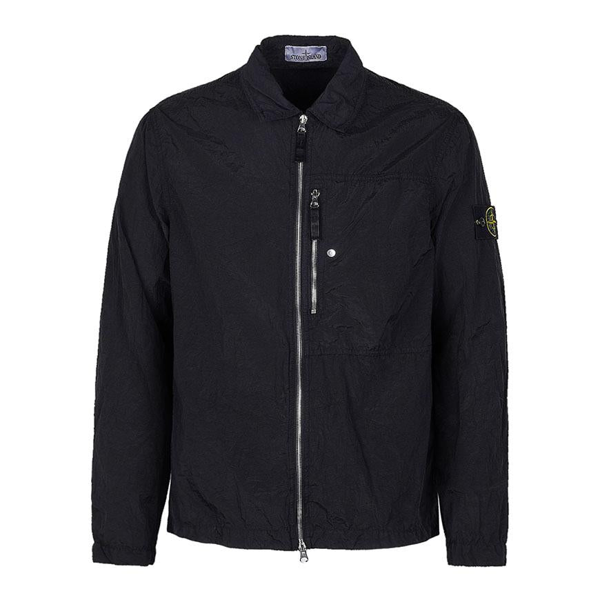 STONE ISLAND Men’s Zip Pocket Overshirt Long Sleeve Shirt V0029