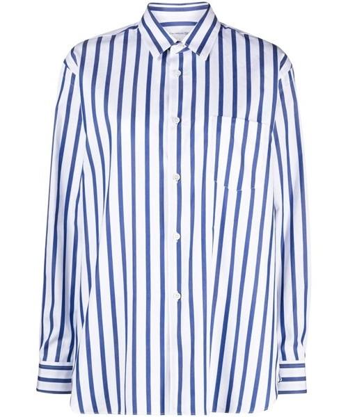 Comme des Garcons Women's Striped Poplin Shirt FK B043 S231 STRIPE