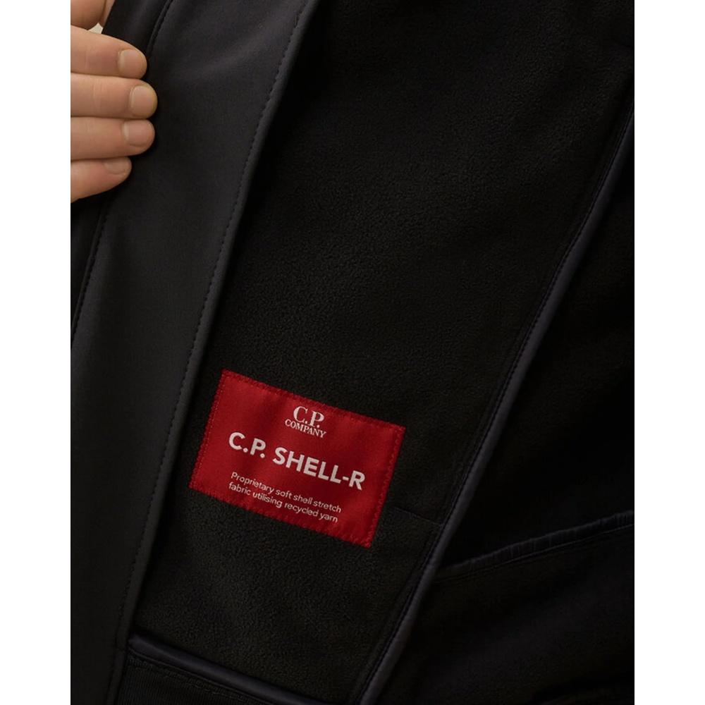 CP Company Mens Fleece Hooded Jacket Navy
