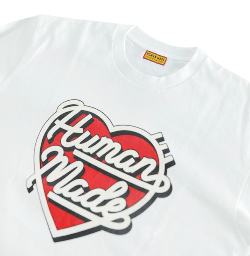 Humanmade Heart Graphic Long Sleeve T-Shirt White HM29 CS021