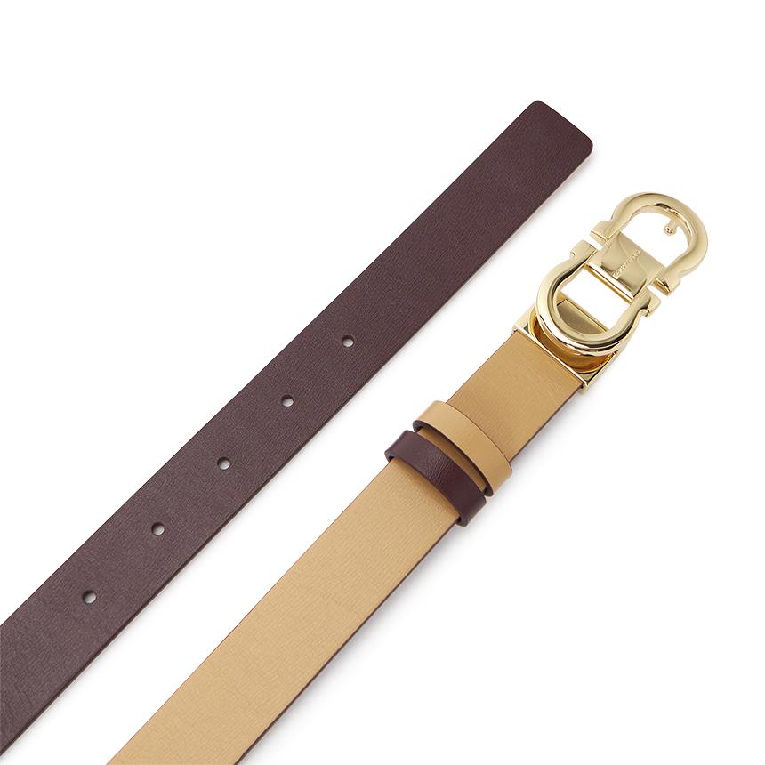 Ferragamo Gancini Reversible Women’s Belt Pre-Cut 230294 0771067