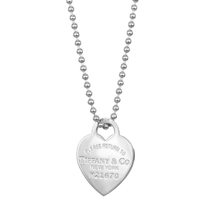 Tiffany & Co 925 Sterling Silver Return to Tiffany Long Necklace