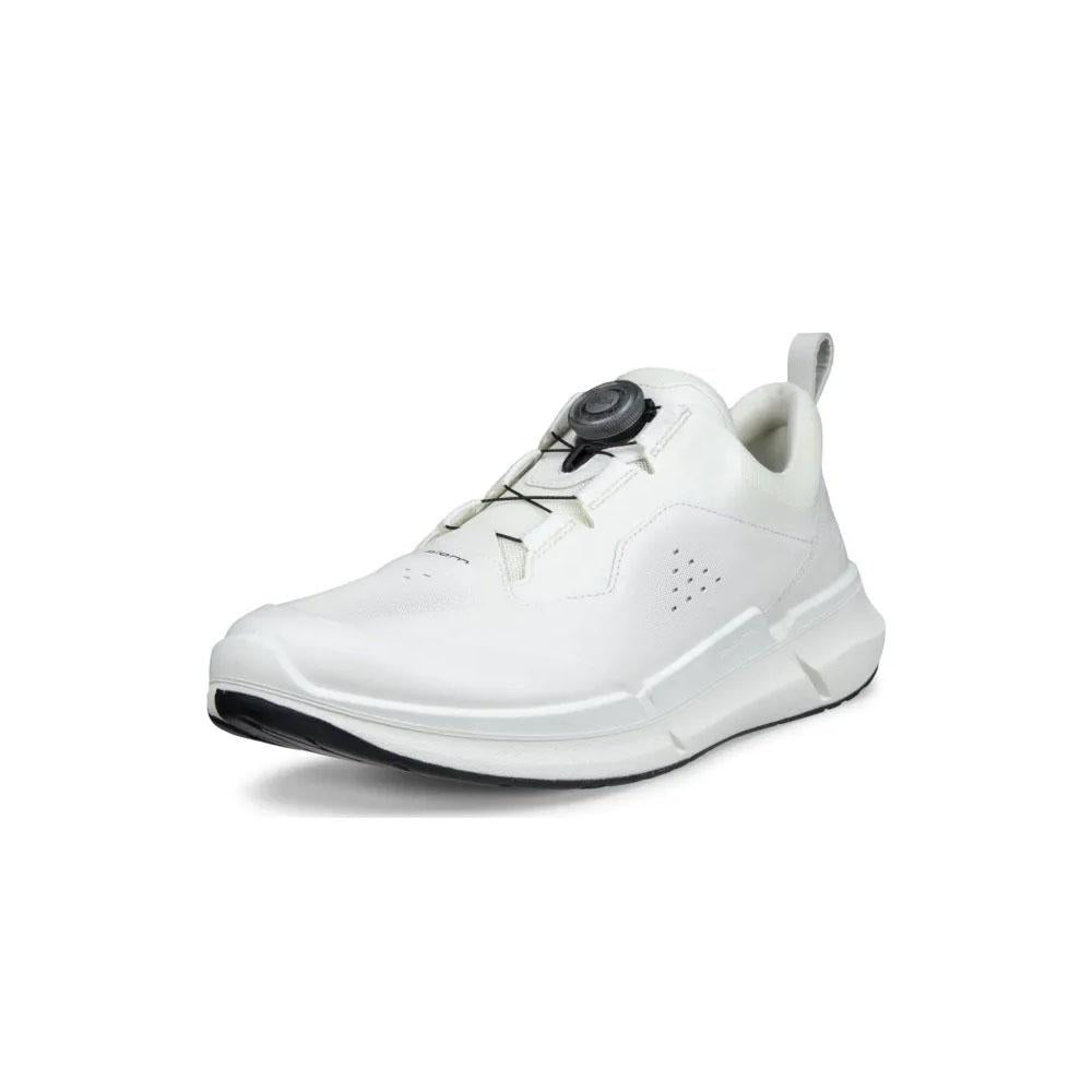ecco BIOM 22 BOA White Leather Low-Top Men’s Sneakers 830864 01007