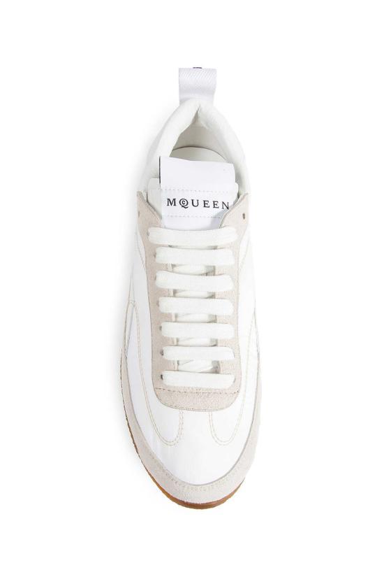 Alexander Mcqueen EC1 Leather Low-Top Sneakers for M 854015 WIAJN 9013 WHITE DOM