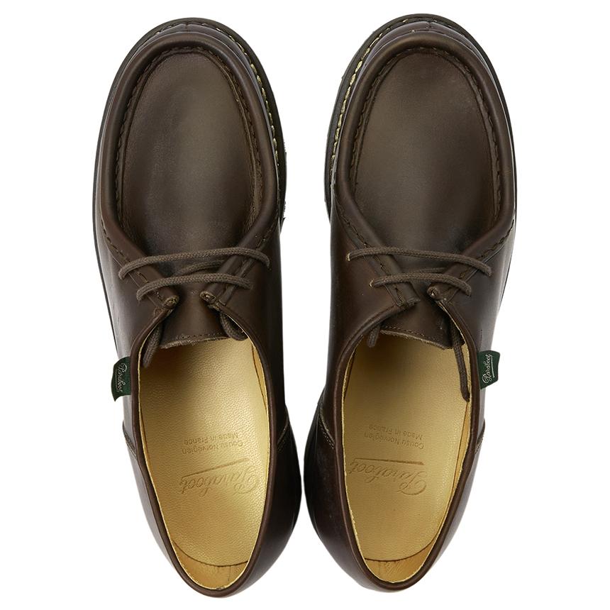 PARABOOT Michael Men's Dress Derby Shoes 715612 LIS CAFE