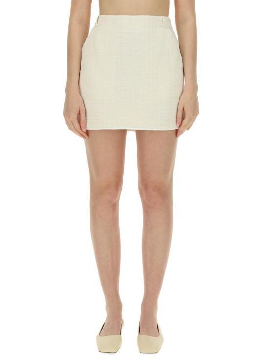A.P.C. Short Skirt Women’s Mini Skirt COHAFF06431AAD ECRU DOM