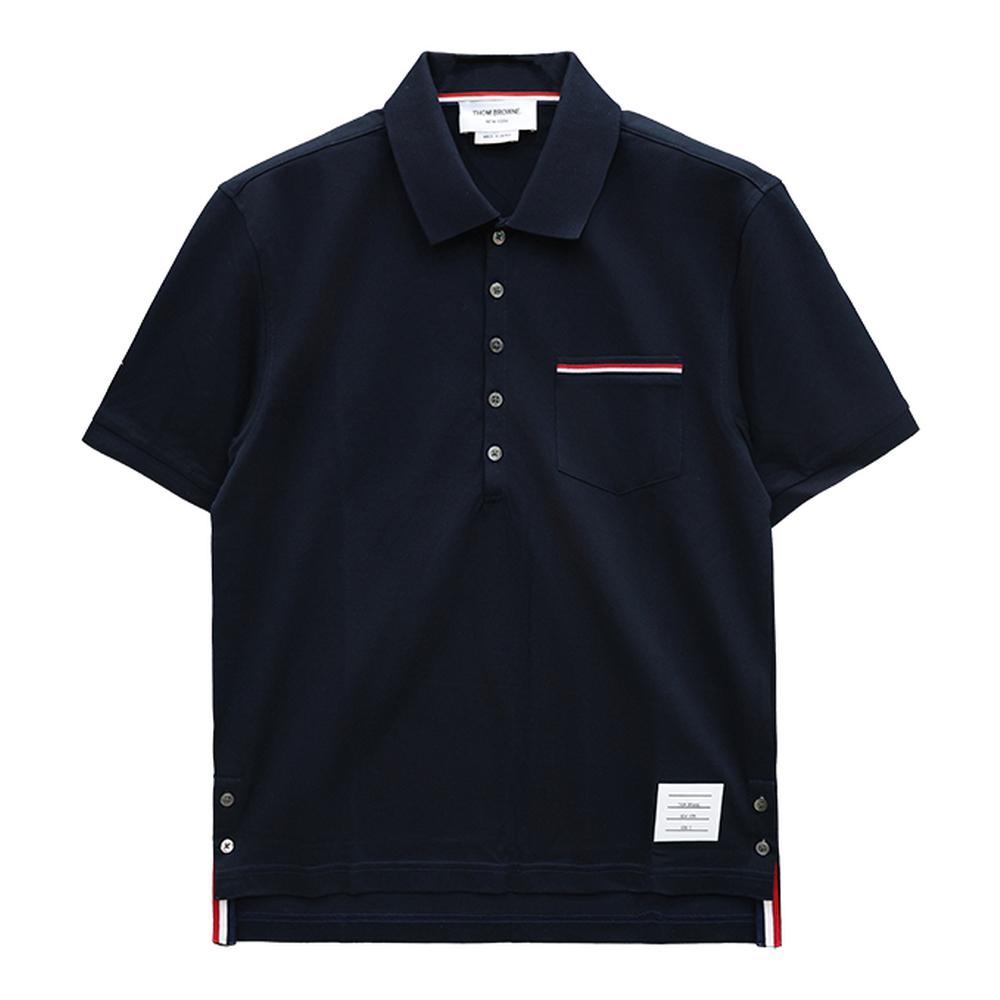 THOM BROWNE RWB Stripe Men’s Short-Sleeve Polo Shirt