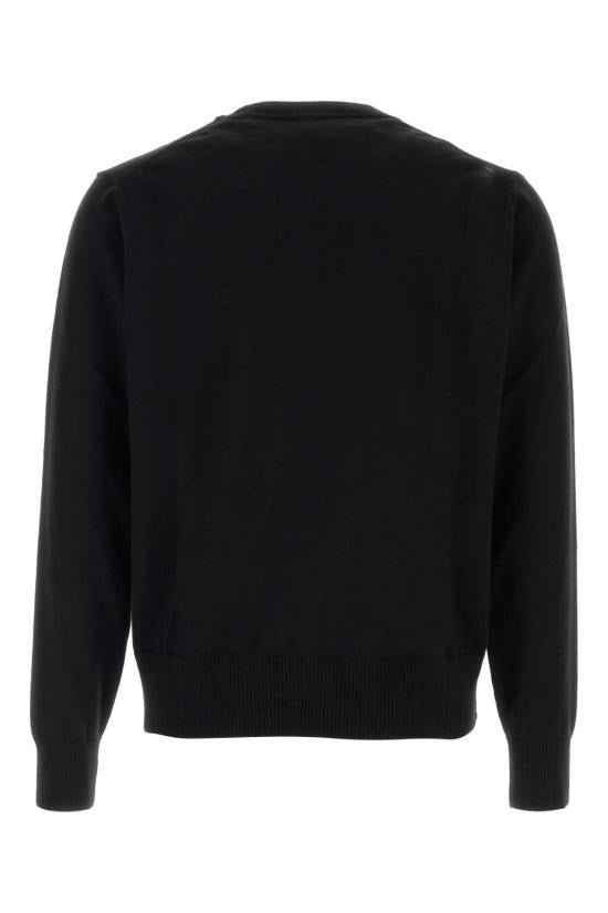 Vivienne Westwood Alex Black Wool Crewneck Knit Sweater Man