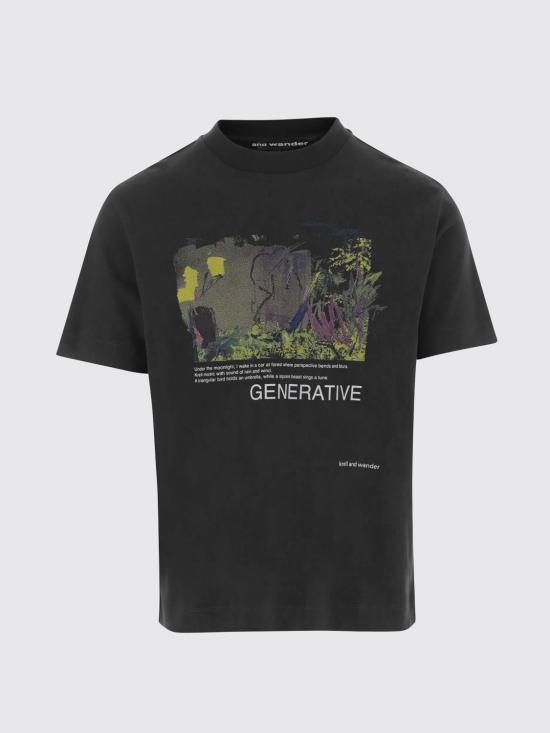 and wander Black Short Sleeve T-Shirt
