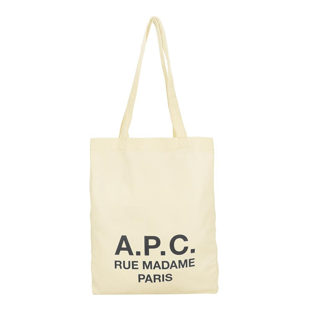 A.P.C. Unisex Cotton Canvas Tote Bag COHMN M67064 BAD NATURAL BEIGE