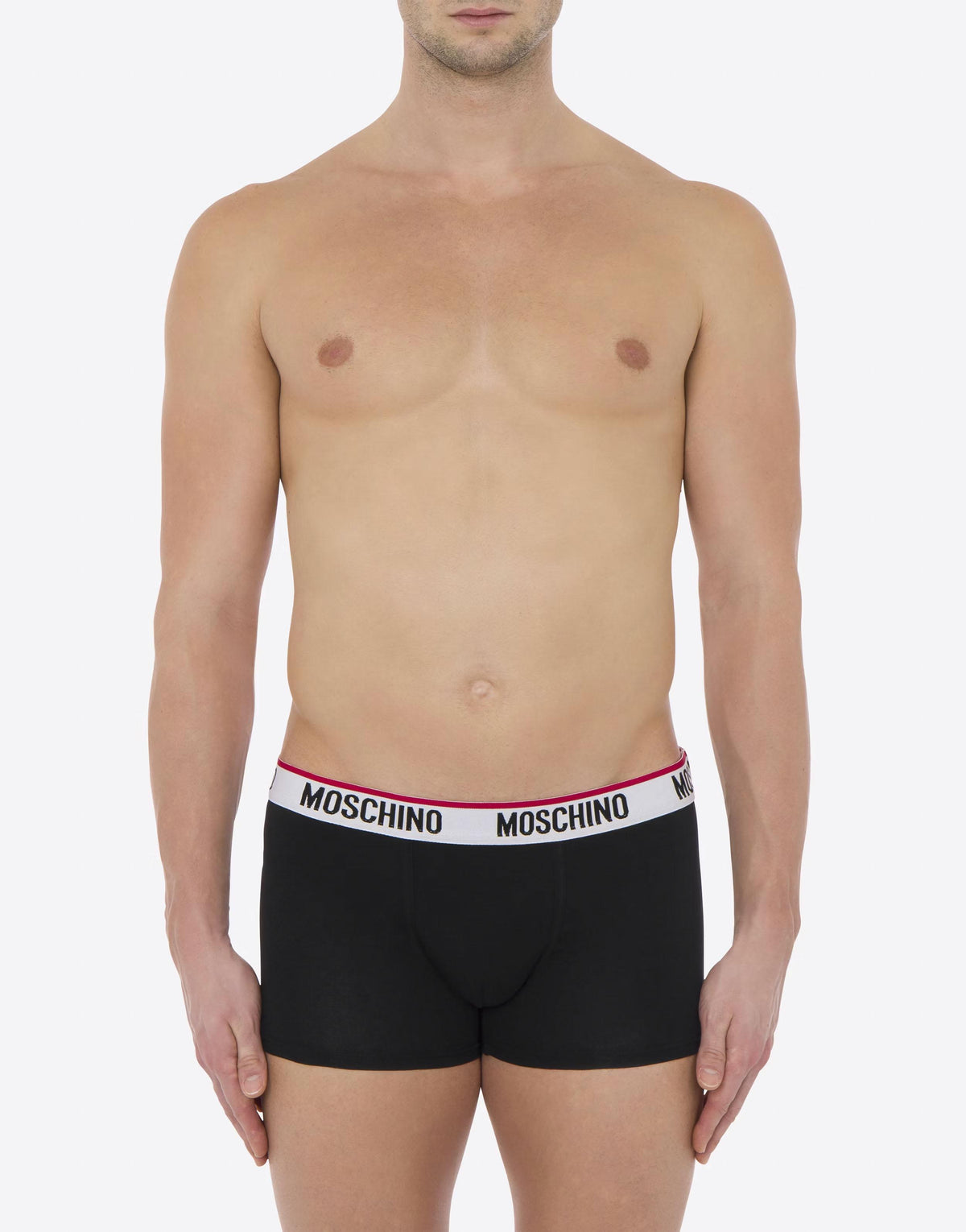 Moschino Black Cotton Men’s Boxer Briefs 2-Pack Underwear Set