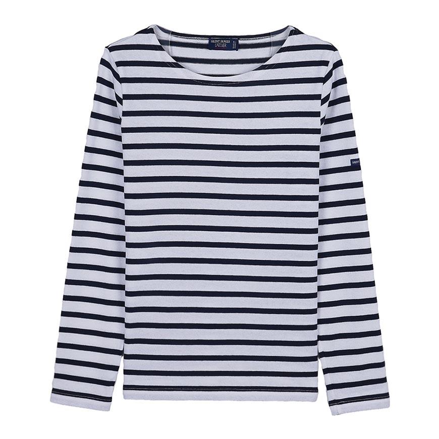 Saint James Women’s MERIDAME II NEIGE MARINE Stripe T-Shirt