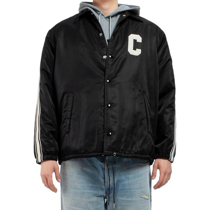 CELINE C Patch Nylon Coach Jacket 2W93C227R 38NO