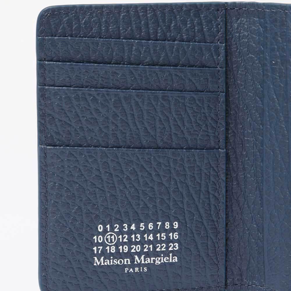 Maison Margiela Signature Stitch Leather Fold Card Holder