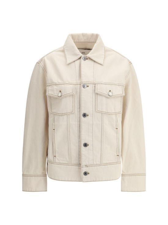 AMI Denim Jacket Women’s Blue Classic Fit