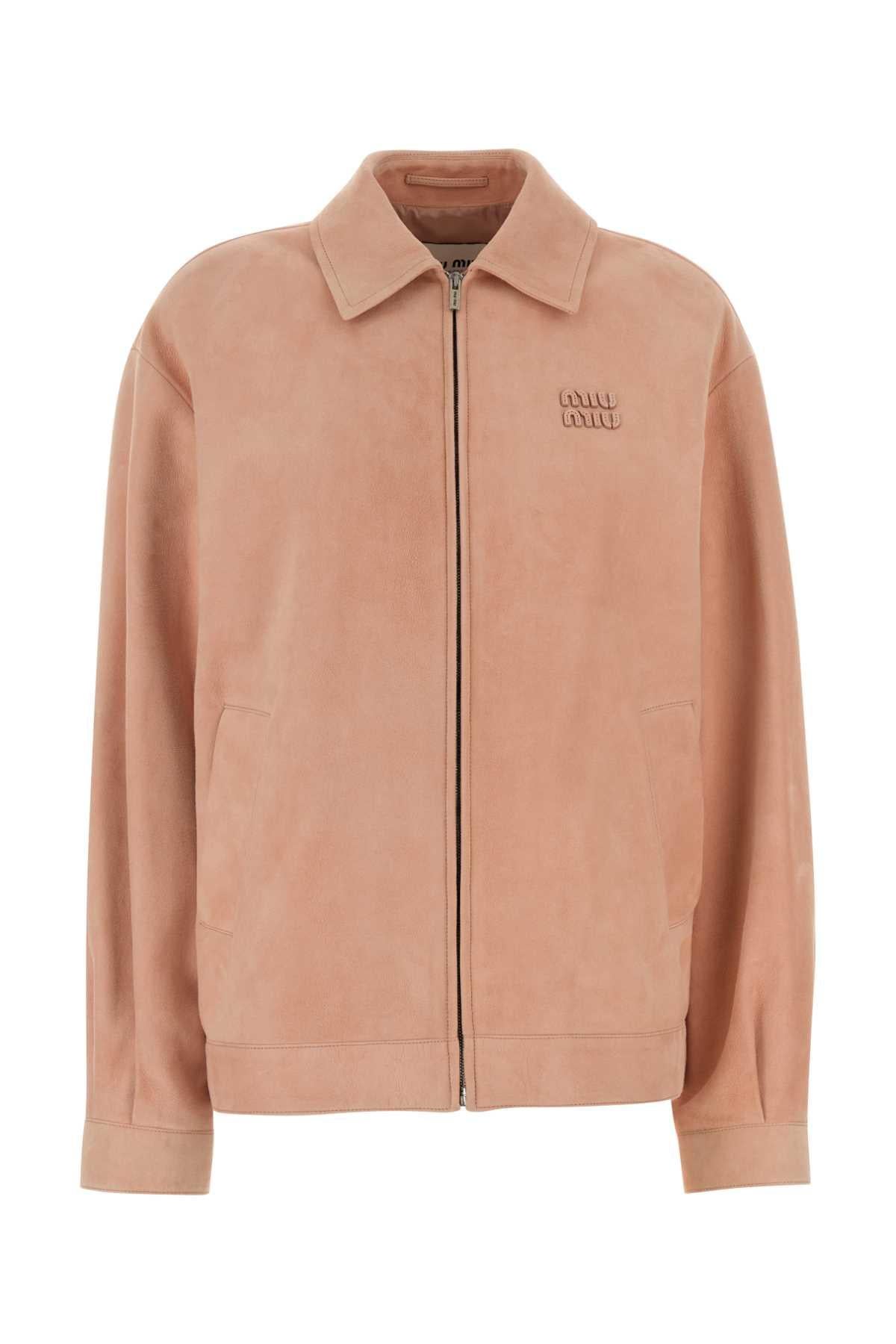 Miu Miu Black Leather Moto Jacket