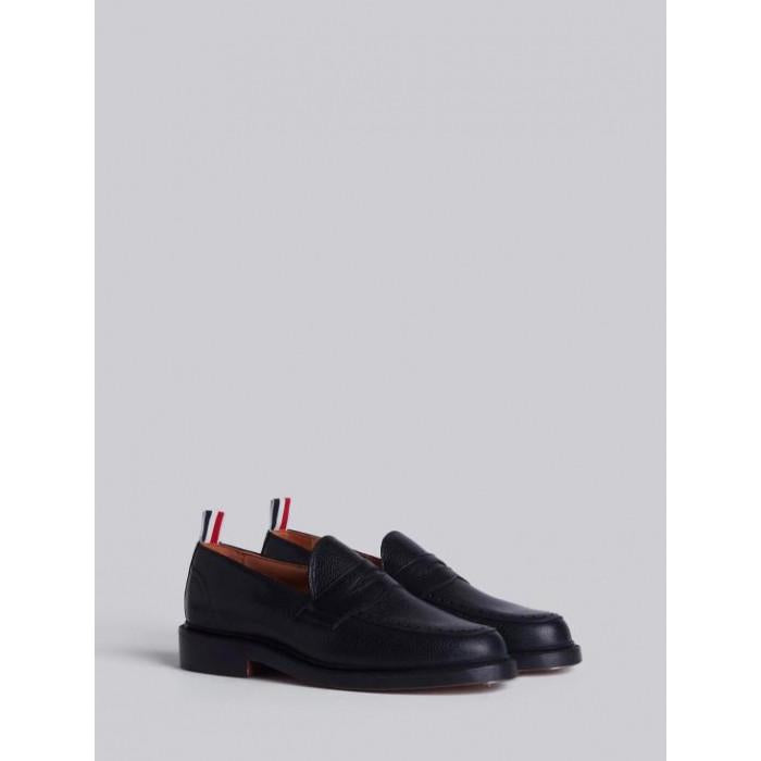 THOM BROWNE Men's Pebble Grain Leather Sole Penny Loafer